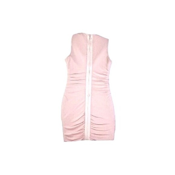 ELLIATT x REVOLVE Harriet Mini Dress Nude Sz Small Bodycon Sleeveless Ruched - Picture 7 of 9